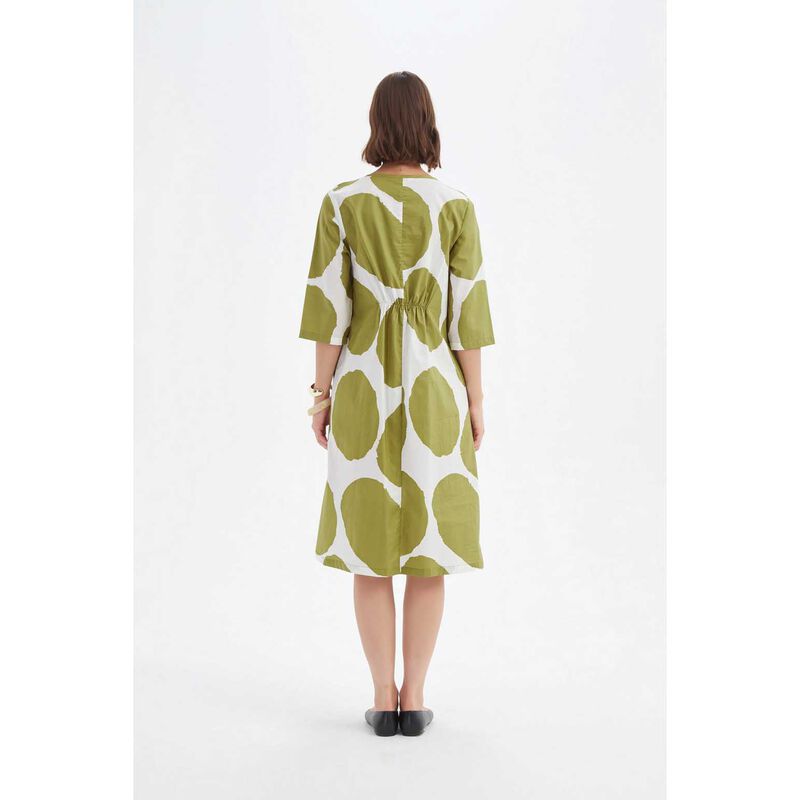 TIRELLI Curve Seam Poplin Dress image number 1